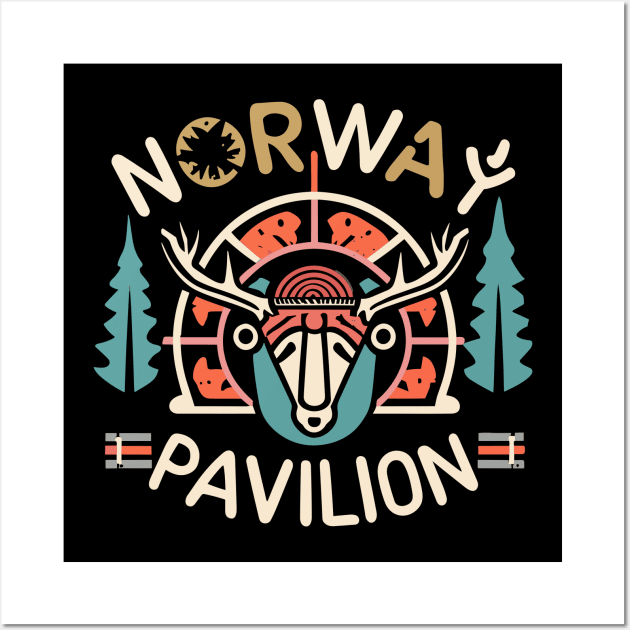 Norway Pavilion Wall Art by InspiredByTheMagic